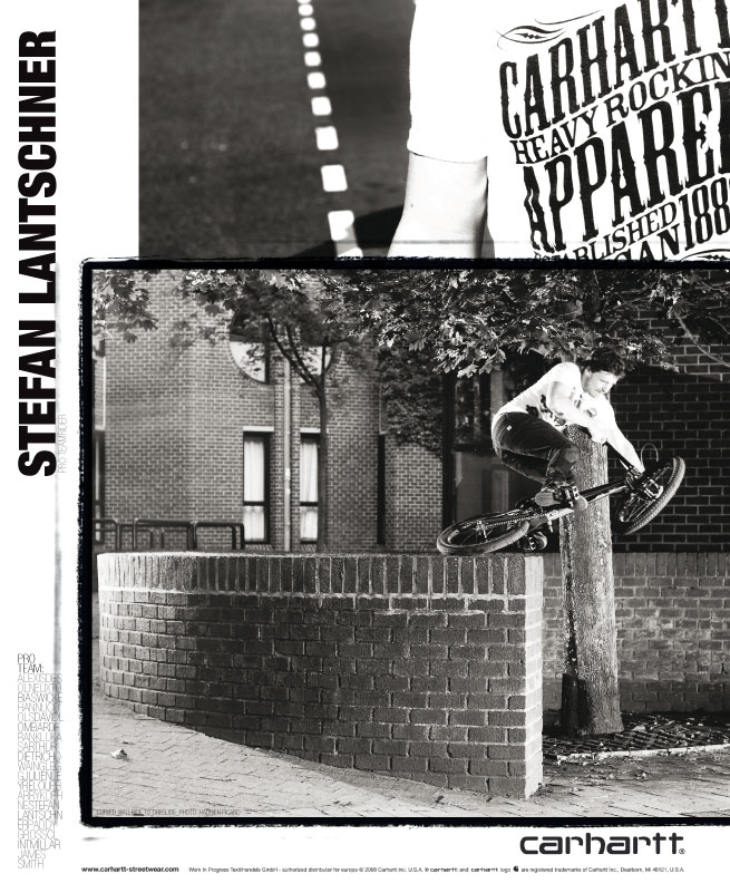 Carhartt BMX Stefan Lantschner Rebelyell January 2008